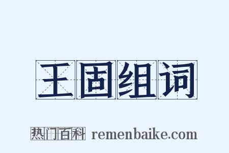 王固组词是什么意思的图片